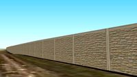 Sound Barrier on The Interstate 294 Tri State Tollway