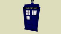 Full TARDIS with visible interior