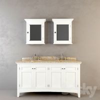 RH CARTWRIGHT DOUBLE VANITY