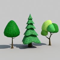 Low Poly Tree Vol01