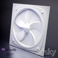 Gypsum 3D panel Fallout from Artpole