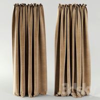 Curtain of dense tissue.