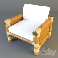 Chair of bamboo