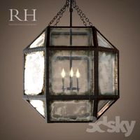 RH PARISIAN OCTAGONAL PENDANT (3 size)