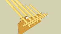 rafter tail retro fit. 2x10s to 2x6s