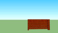 rosp separe in legno con tavole alternate