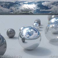 HDRI IBL 1310 Cloudy Blue Sky