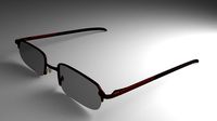 Eye Glasses Version 3 (High-Poly)