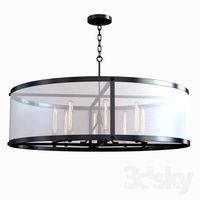 Restoration Hardware CHANDELIER RIVETED MESH