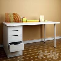 Table_Linnmon_Alex_IKEA + decor