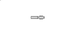 Embout rotule mle ACIER/PTFE DIN 648, srie K - ISO 6126 - Sans tanchit