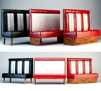 Retro Diner Booth/Bench/Sofa
