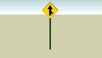 merge left sign