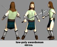 Low Poly Swordsman