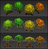 Low Poly Trees
