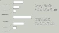Mensole IKEA LACK e Leroy Merlin Space