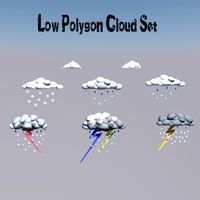LowPolygon_Cloud_Set