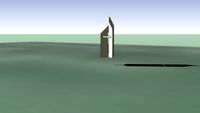 Three dimensional cross