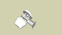 Deadbolt w/ interior keyed cylinder or thumb turn options (2 3/8in throw)
