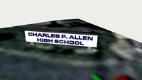 C.P. Allen HS sign