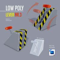 Low Poly LEVER NR.3