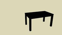 Bjursta dining table 140 cm