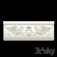 Stucco panels.