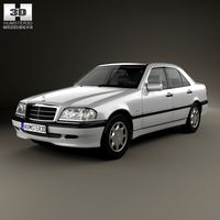 Mercedes-Benz C-Class W203 2006 3D Model by arkviz