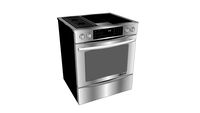 JES9860CAS 30' Slide-In Modular Electric Downdraft Range with Convection