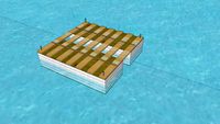 Styrofoam Modular Raft