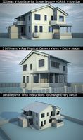 3DS Max V-Ray Realistic Exterior Scene Setup