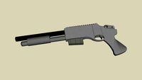 Pump shotgun by J-MANN