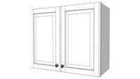 Wall Double Door 27Hx15D