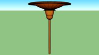 Texas longhorn bird bath