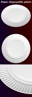 Paper disposable plate
