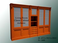 Living Room Classic Cabinet Melamic