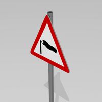 Side wind sign