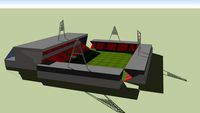 Upgraded stadium