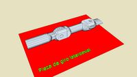 Pieza de giro lateroaxial