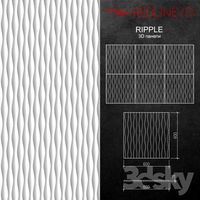 3D panel Ripple