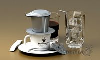 Hand coffee pot maker ( Detail)