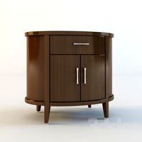 Brownstone-Marin oval night stand