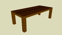 4097 - Mesa Jantar Retangular cartona