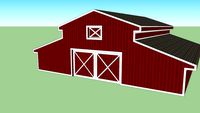 Simple Red Barn.