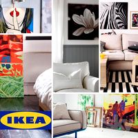 IKEA, paintings and posters