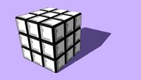 TRIGLYPH cube 3 x 3 x 3 white
