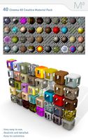 40 Cinema 4d Creative Material Pack