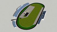 D-Shaped Racetrack