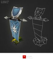 Low Poly RTS Human Banner