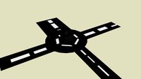 4 Roads, 1 Roundabout